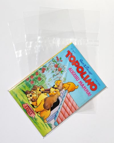 100 Buste per fumetti formato TOPOLINO NUOVO FORMATO/DVD - TOP-ACCESSORI :  : Cancelleria e prodotti per ufficio